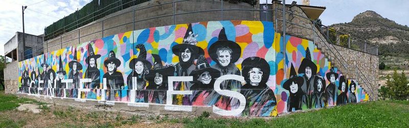 Centelles bruixes totes elles - Obra - Murals - David Casals